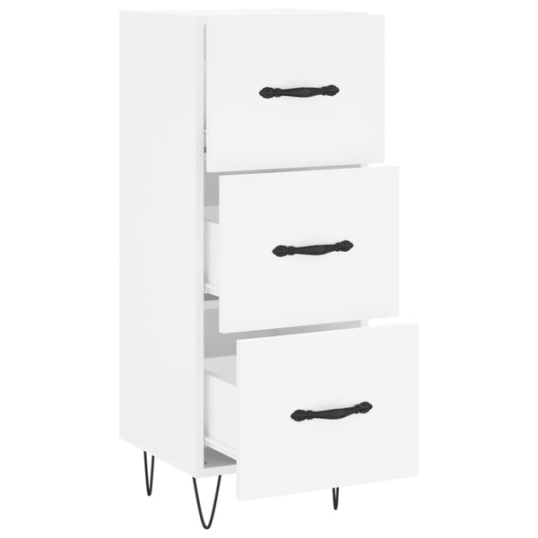 Weißes Sideboard Ciolac 34,5x34x90cm (Holz)