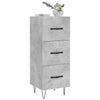 Betongraues Sideboard Ciolac 34,5x34x90cm (Holz)
