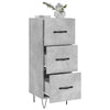 Betongraues Sideboard Ciolac 34,5x34x90cm (Holz)