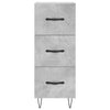 Betongraues Sideboard Ciolac 34,5x34x90cm (Holz)