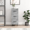 Betongraues Sideboard Ciolac 34,5x34x90cm (Holz)