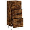 Ablageschrank Ciolac aus Räuchereiche 34,5x34x90cm (Holz)