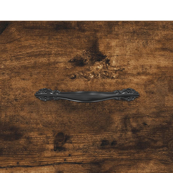 Ablageschrank Ciolac aus Räuchereiche 34,5x34x90cm (Holz)