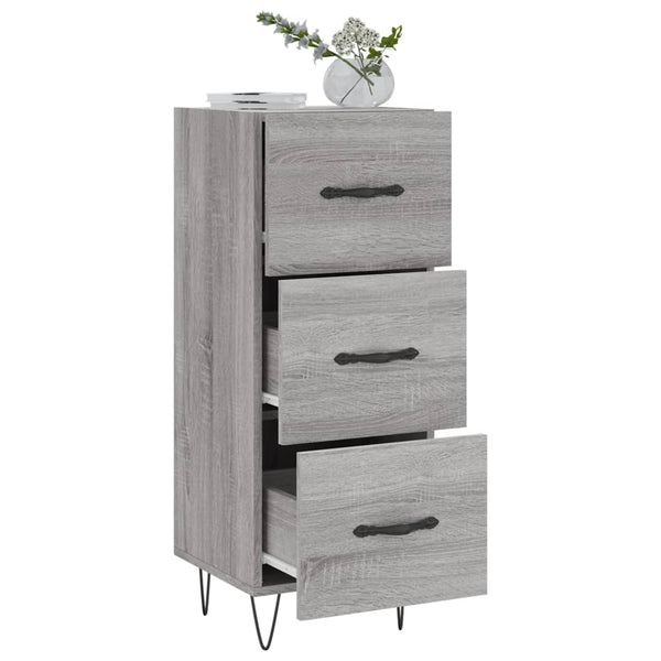 Graues Sideboard Ciolac 34,5x34x90cm (Holz)