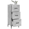 Betongraues Sideboard Garyfalia 34,5x34x90cm (Holz)