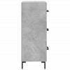 Betongraues Sideboard Garyfalia 34,5x34x90cm (Holz)