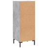 Betongraues Sideboard Garyfalia 34,5x34x90cm (Holz)
