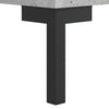 Betongraues Sideboard Garyfalia 34,5x34x90cm (Holz)