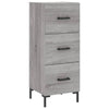 Graues Sideboard Garyfalia 34,5x34x90cm (Holz)
