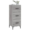 Graues Sideboard Garyfalia 34,5x34x90cm (Holz)