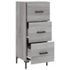 Graues Sideboard Garyfalia 34,5x34x90cm (Holz)