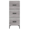 Graues Sideboard Garyfalia 34,5x34x90cm (Holz)