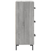 Graues Sideboard Garyfalia 34,5x34x90cm (Holz)