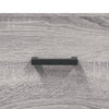 Graues Sideboard Garyfalia 34,5x34x90cm (Holz)