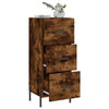 Räuchereiche Sideboard Tvetanca 34,5x34x90cm (Holz)