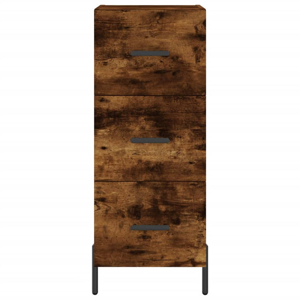 Räuchereiche Sideboard Tvetanca 34,5x34x90cm (Holz)
