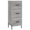 Graues Sideboard Tvetanca 34,5x34x90cm (Holz)