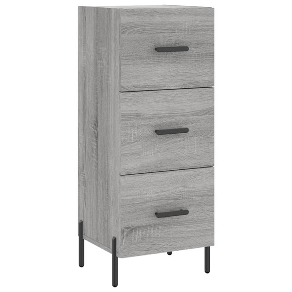 Graues Sideboard Tvetanca 34,5x34x90cm (Holz)