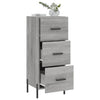 Graues Sideboard Tvetanca 34,5x34x90cm (Holz)