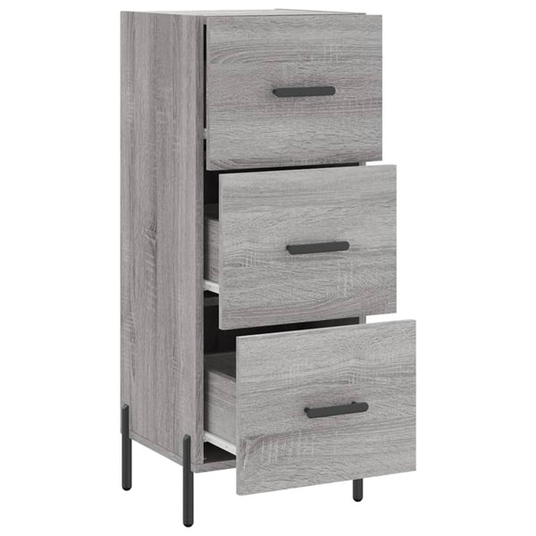 Graues Sideboard Tvetanca 34,5x34x90cm (Holz)