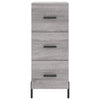 Graues Sideboard Tvetanca 34,5x34x90cm (Holz)