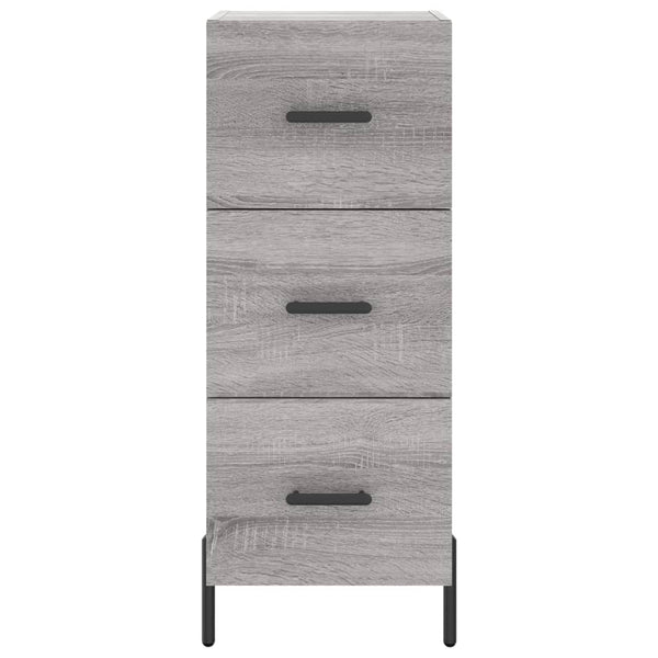 Graues Sideboard Tvetanca 34,5x34x90cm (Holz)
