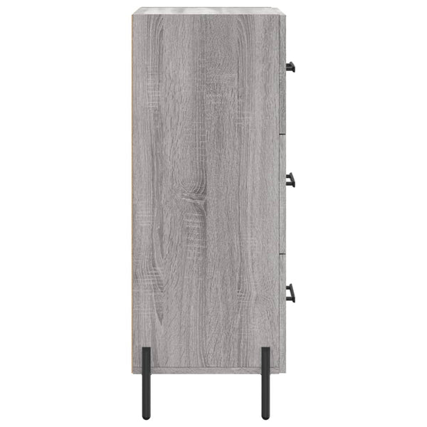 Graues Sideboard Tvetanca 34,5x34x90cm (Holz)