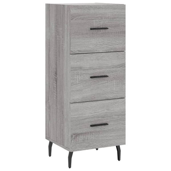 Graues Sideboard Istafie 34,5x34x90cm (Holz)