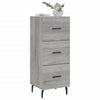 Graues Sideboard Istafie 34,5x34x90cm (Holz)