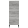 Graues Sideboard Istafie 34,5x34x90cm (Holz)
