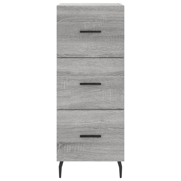 Graues Sideboard Istafie 34,5x34x90cm (Holz)