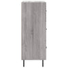 Graues Sideboard Istafie 34,5x34x90cm (Holz)