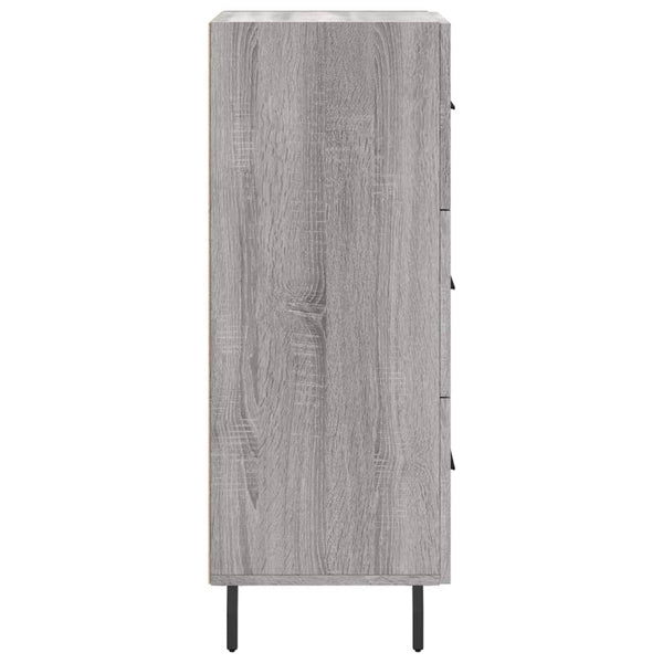 Graues Sideboard Istafie 34,5x34x90cm (Holz)