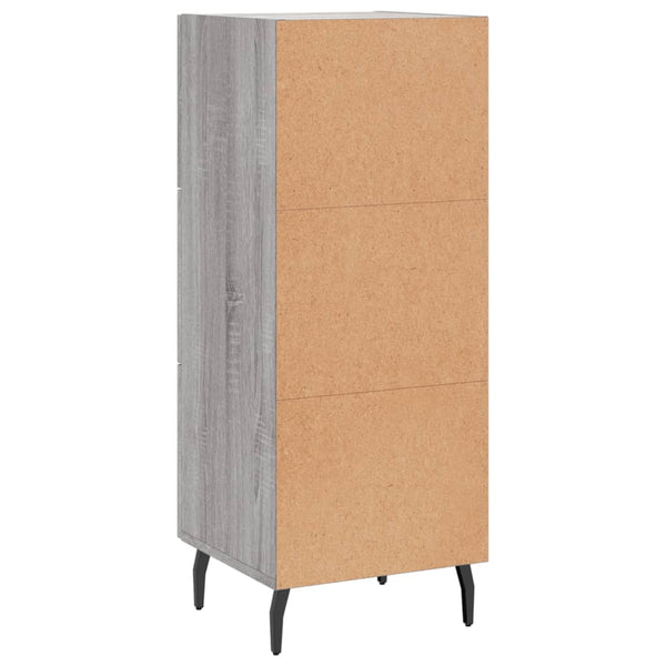 Graues Sideboard Istafie 34,5x34x90cm (Holz)