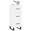 Weißes Sideboard Cseri 34,5x34x90cm (Holz)