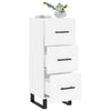 Weißes Sideboard Cseri 34,5x34x90cm (Holz)