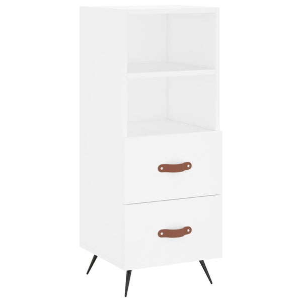 Weiße Anrichte Ruthie 34,5x34x90cm (Holz)