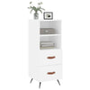 Weiße Anrichte Ruthie 34,5x34x90cm (Holz)