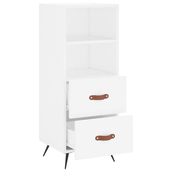 Weiße Anrichte Ruthie 34,5x34x90cm (Holz)