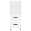 Weiße Anrichte Ruthie 34,5x34x90cm (Holz)