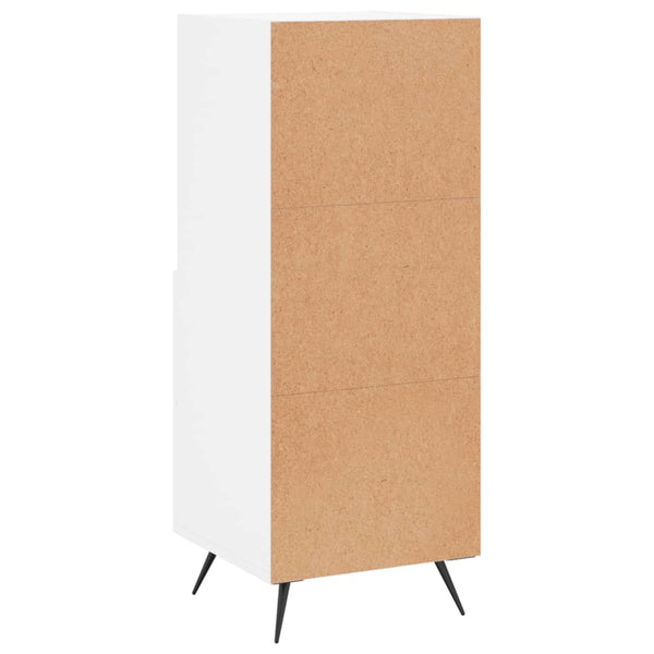 Weiße Anrichte Ruthie 34,5x34x90cm (Holz)