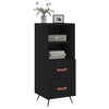 Schwarzes Sideboard Ruthie 34,5x34x90cm (Holz)