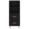 Schwarzes Sideboard Ruthie 34,5x34x90cm (Holz)