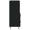 Schwarzes Sideboard Ruthie 34,5x34x90cm (Holz)