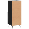 Schwarzes Sideboard Ruthie 34,5x34x90cm (Holz)