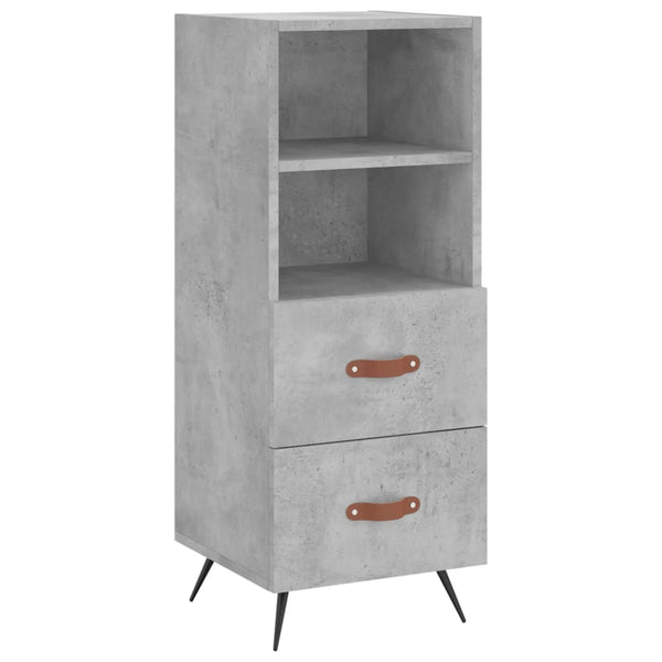 Anrichte Ruthie in Betongrau, 34,5x34x90cm (Holz)