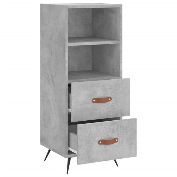 Anrichte Ruthie in Betongrau, 34,5x34x90cm (Holz)
