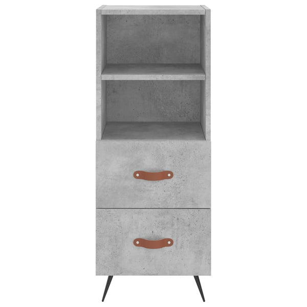 Anrichte Ruthie in Betongrau, 34,5x34x90cm (Holz)
