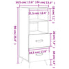 Savutammi Senkki Ruthie 34,5x34x90cm (Holz)