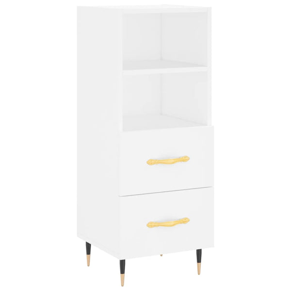 Sideboard Ciopata, weiß 34,5x34x90cm (Holz)